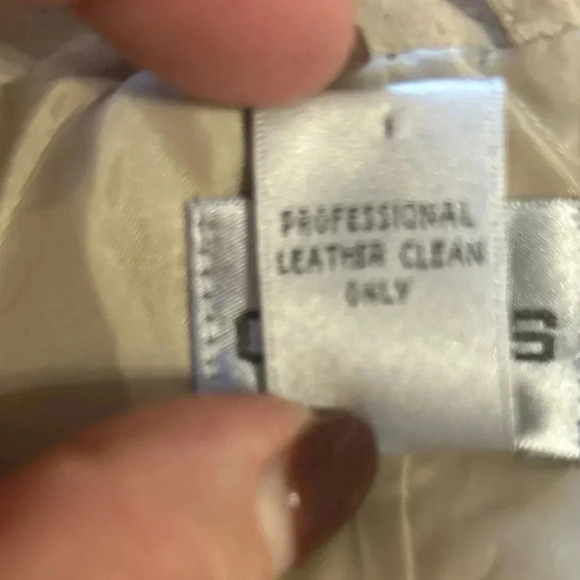 Chico’s Beige 100% Suede Leather Jacket - Picture 7 of 7